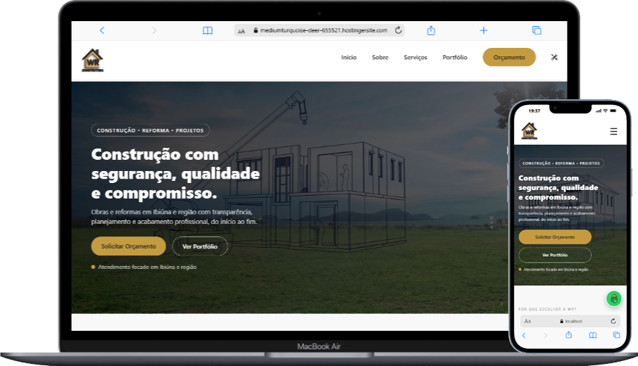 WR Construtora Ibiuna - SP